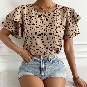 Butterfly Sleeve Blouse